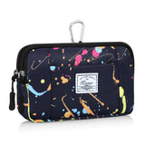 HAWEE Multipurpose Canvas Horizontal Smartphone Pouch Cell Phone Holster with Belt Loop Pouch Bag Belt Pouches for Women Cellphone - KAMO