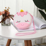 HAWEE New Fashion Shoulder Bag Cute Unicorn Animals Messenger Bag Keys Coin Purse Cute Princess Mini Handbag - KAMO