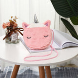HAWEE New Fashion Shoulder Bag Cute Unicorn Animals Messenger Bag Keys Coin Purse Cute Princess Mini Handbag - KAMO
