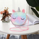 HAWEE New Fashion Shoulder Bag Cute Unicorn Animals Messenger Bag Keys Coin Purse Cute Princess Mini Handbag - KAMO