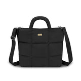 HAWEE Nylon Puffer Tote Bag for Women, Lightweight Crossbody Bags for Women, Quilted Puffer Tote Handbags for Daily Use,Shop,Travel