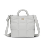 HAWEE Nylon Puffer Tote Bag for Women, Lightweight Crossbody Bags for Women, Quilted Puffer Tote Handbags for Daily Use,Shop,Travel