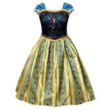 HAWEE Toddler Girls Princess Dress Qween Costume Snow Party Cosplay Fancy Dress with Accessories - KAMO