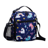 HAWEE Reusable Insulated Lunch Bag for Women - Portable Thermal Meal Tote with Adjustable Shoulder Strap & Bottle Pocket, Small Soft Cooler for Office, Work, Beach, Picnic & Travel