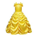HAWEE Princess Dresses for Girls Layered off Shoulder Beauty Birthday Party Halloween Costume - KAMO