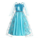 HAWEE Princess Dress Queen Costume Halloween Cosplay Dress up for Toddler Girls with Accessories - KAMO
