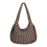 HAWEE Quilted Tote Bag Large Quilted Carryall Puffer Shoulder Bag Lightweight Quilted Padding Hobo Bag Quilted Bag - KAMO
