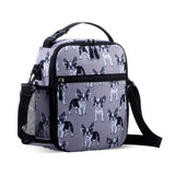 HAWEE Reusable Insulated Lunch Bag for Women - Portable Thermal Meal Tote with Adjustable Shoulder Strap & Bottle Pocket, Small Soft Cooler for Office, Work, Beach, Picnic & Travel