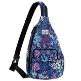 HAWEE Sunflower Bags Sling Backpack for Women One Shoulder Strap Cross Body