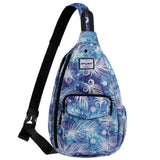 HAWEE Sunflower Bags Sling Backpack for Women One Shoulder Strap Cross Body