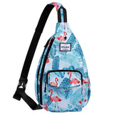 HAWEE Sunflower Bags Sling Backpack for Women One Shoulder Strap Cross Body