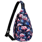 HAWEE Sunflower Bags Sling Backpack for Women One Shoulder Strap Cross Body