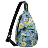 HAWEE Sunflower Bags Sling Backpack for Women One Shoulder Strap Cross Body