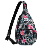 HAWEE Sunflower Bags Sling Backpack for Women One Shoulder Strap Cross Body