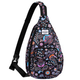 HAWEE Sunflower Bags Sling Backpack for Women One Shoulder Strap Cross Body