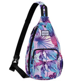 HAWEE Sunflower Bags Sling Backpack for Women One Shoulder Strap Cross Body