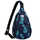 HAWEE Sunflower Bags Sling Backpack for Women One Shoulder Strap Cross Body