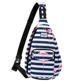HAWEE Sunflower Bags Sling Backpack for Women One Shoulder Strap Cross Body