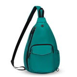 HAWEE Convertible Sling Backpack Purse Sunflower Crossbody Chest Bag Left and Right Shoulder Water Repellent