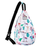 HAWEE Sunflower Bags Sling Backpack for Women One Shoulder Strap Cross Body