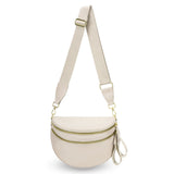 HAWEE Spacious Nylon Crossbody Bags Bum Bag for Women Large Sling Bag Purse with Adjustable Strap - KAMO