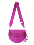 HAWEE Spacious Nylon Crossbody Bags Bum Bag for Women Large Sling Bag Purse with Adjustable Strap - KAMO