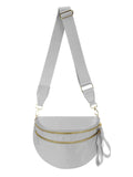 HAWEE Spacious Nylon Crossbody Bags Bum Bag for Women Large Sling Bag Purse with Adjustable Strap - KAMO