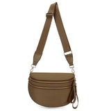 HAWEE Spacious Nylon Crossbody Bags Bum Bag for Women Large Sling Bag Purse with Adjustable Strap - KAMO