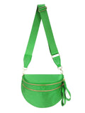 HAWEE Spacious Nylon Crossbody Bags Bum Bag for Women Large Sling Bag Purse with Adjustable Strap - KAMO