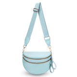 HAWEE Spacious Nylon Crossbody Bags Bum Bag for Women Large Sling Bag Purse with Adjustable Strap - KAMO