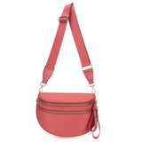 HAWEE Spacious Nylon Crossbody Bags Bum Bag for Women Large Sling Bag Purse with Adjustable Strap - KAMO