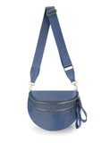 HAWEE Spacious Nylon Crossbody Bags Bum Bag for Women Large Sling Bag Purse with Adjustable Strap - KAMO