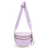 HAWEE Spacious Nylon Crossbody Bags Bum Bag for Women Large Sling Bag Purse with Adjustable Strap - KAMO