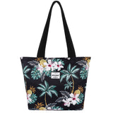 HAWEE Sunflower Tote Bag with Zipper for Women Inside Mesh Pocket Heavy Duty Casual Cloth Shoulder Handbag Outdoors, Sunflower Yellow