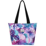 HAWEE Sunflower Tote Bag with Zipper for Women Inside Mesh Pocket Heavy Duty Casual Cloth Shoulder Handbag Outdoors, Sunflower Yellow