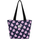 HAWEE Sunflower Tote Bag with Zipper for Women Inside Mesh Pocket Heavy Duty Casual Cloth Shoulder Handbag Outdoors, Sunflower Yellow