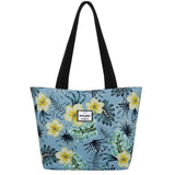 HAWEE Sunflower Tote Bag with Zipper for Women Inside Mesh Pocket Heavy Duty Casual Cloth Shoulder Handbag Outdoors, Sunflower Yellow