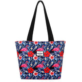 HAWEE Sunflower Tote Bag with Zipper for Women Inside Mesh Pocket Heavy Duty Casual Cloth Shoulder Handbag Outdoors, Sunflower Yellow
