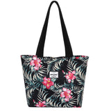 HAWEE Sunflower Tote Bag with Zipper for Women Inside Mesh Pocket Heavy Duty Casual Cloth Shoulder Handbag Outdoors, Sunflower Yellow