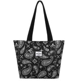 HAWEE Sunflower Tote Bag with Zipper for Women Inside Mesh Pocket Heavy Duty Casual Cloth Shoulder Handbag Outdoors, Sunflower Yellow