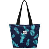 HAWEE Sunflower Tote Bag with Zipper for Women Inside Mesh Pocket Heavy Duty Casual Cloth Shoulder Handbag Outdoors, Sunflower Yellow