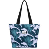 HAWEE Sunflower Tote Bag with Zipper for Women Inside Mesh Pocket Heavy Duty Casual Cloth Shoulder Handbag Outdoors, Sunflower Yellow