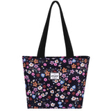 HAWEE Sunflower Tote Bag with Zipper for Women Inside Mesh Pocket Heavy Duty Casual Cloth Shoulder Handbag Outdoors, Sunflower Yellow