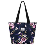 HAWEE Sunflower Tote Bag with Zipper for Women Inside Mesh Pocket Heavy Duty Casual Cloth Shoulder Handbag Outdoors, Sunflower Yellow