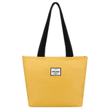 HAWEE Sunflower Tote Bag with Zipper for Women Inside Mesh Pocket Heavy Duty Casual Cloth Shoulder Handbag Outdoors, Sunflower Yellow