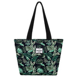 HAWEE Sunflower Tote Bag with Zipper for Women Inside Mesh Pocket Heavy Duty Casual Cloth Shoulder Handbag Outdoors, Sunflower Yellow