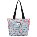 HAWEE Sunflower Tote Bag with Zipper for Women Inside Mesh Pocket Heavy Duty Casual Cloth Shoulder Handbag Outdoors, Sunflower Yellow