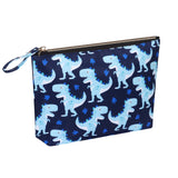HAWEE Cosmetic Bag for Women Girls Make up Storage Pouch Case Portable Zipper Travel Accessories Organizer for Toiletry Water Repellent, Retro Camellia