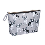 HAWEE Cosmetic Bag for Women Girls Make up Storage Pouch Case Portable Zipper Travel Accessories Organizer for Toiletry Water Repellent, Retro Camellia