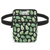 HAWEE Waist Belt Bag for Women Plus Size Fashion Fanny Packs Water Resistant Multifunctional Cross Body Shoulder Purse with 2 Adjustable Straps, Pineapple